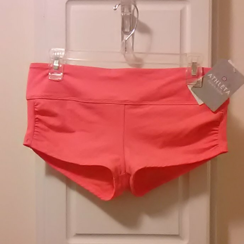 Athleta Shirred Short Bottom M NWT